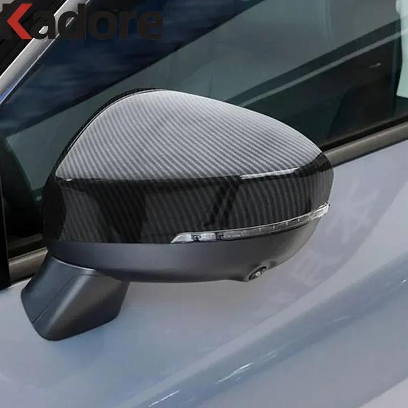 For Nissan Rogue X-trail T33    Carbon Fiber Car Rearview Mirror Cover Trim Side Wing Mirror Cap Overlay Accessories