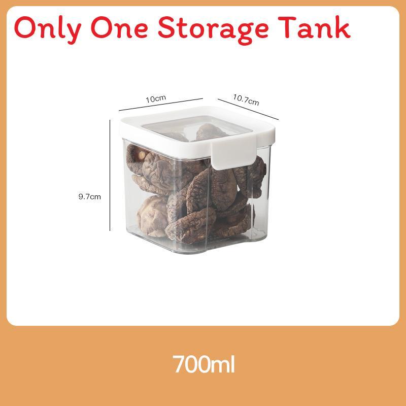 Kitchen Sealing Storage Container With Transparent Pet Material For Food Organization And Freshness