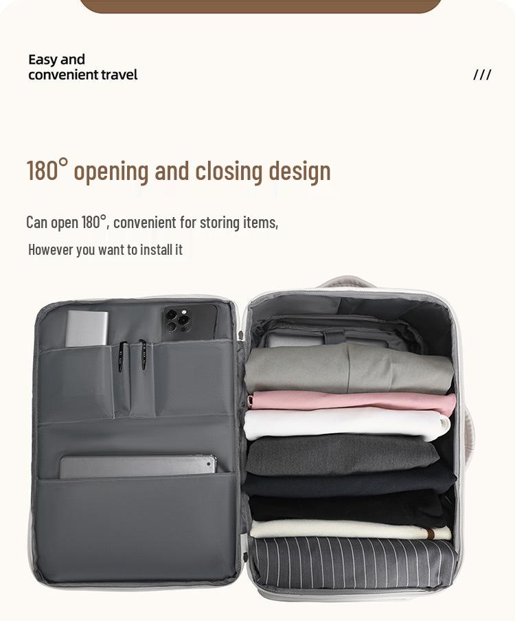 Unisex Urban Travel Backpack with Independent Shoe Compartment - Lightweight & Multifunctional