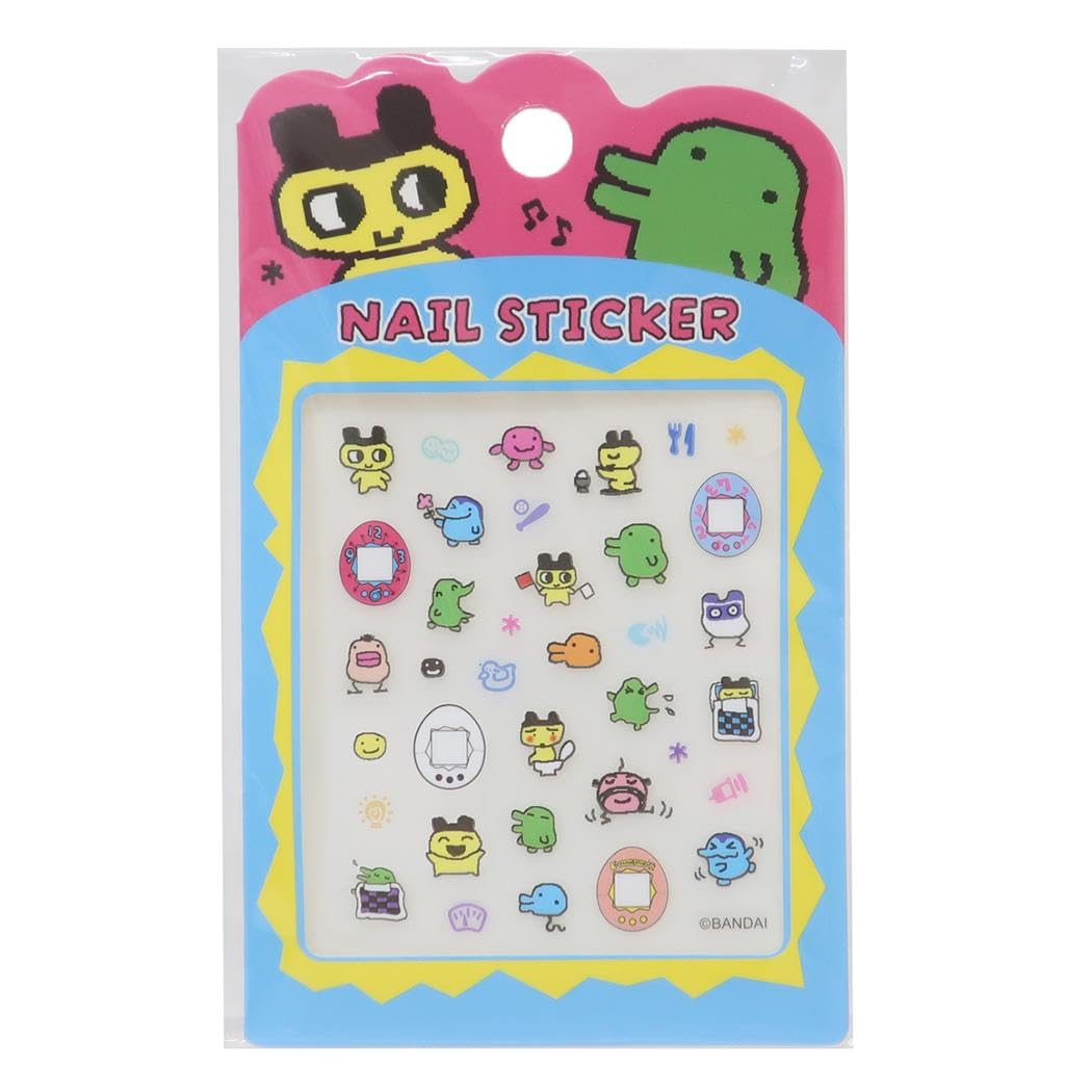 Tamagotchi Cosmetic Goods Nail Stickers / First Generation Kamio Japan Cute Character