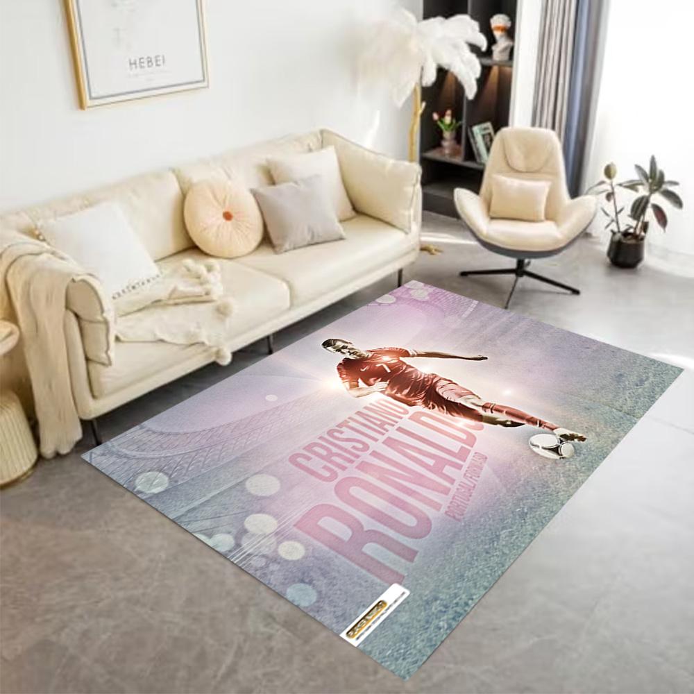 Ronaldo's Soccer Legend Floor Mat Design for Game Room Decorate room Dormitory Foyer Antislip Carpet Decorate Offices