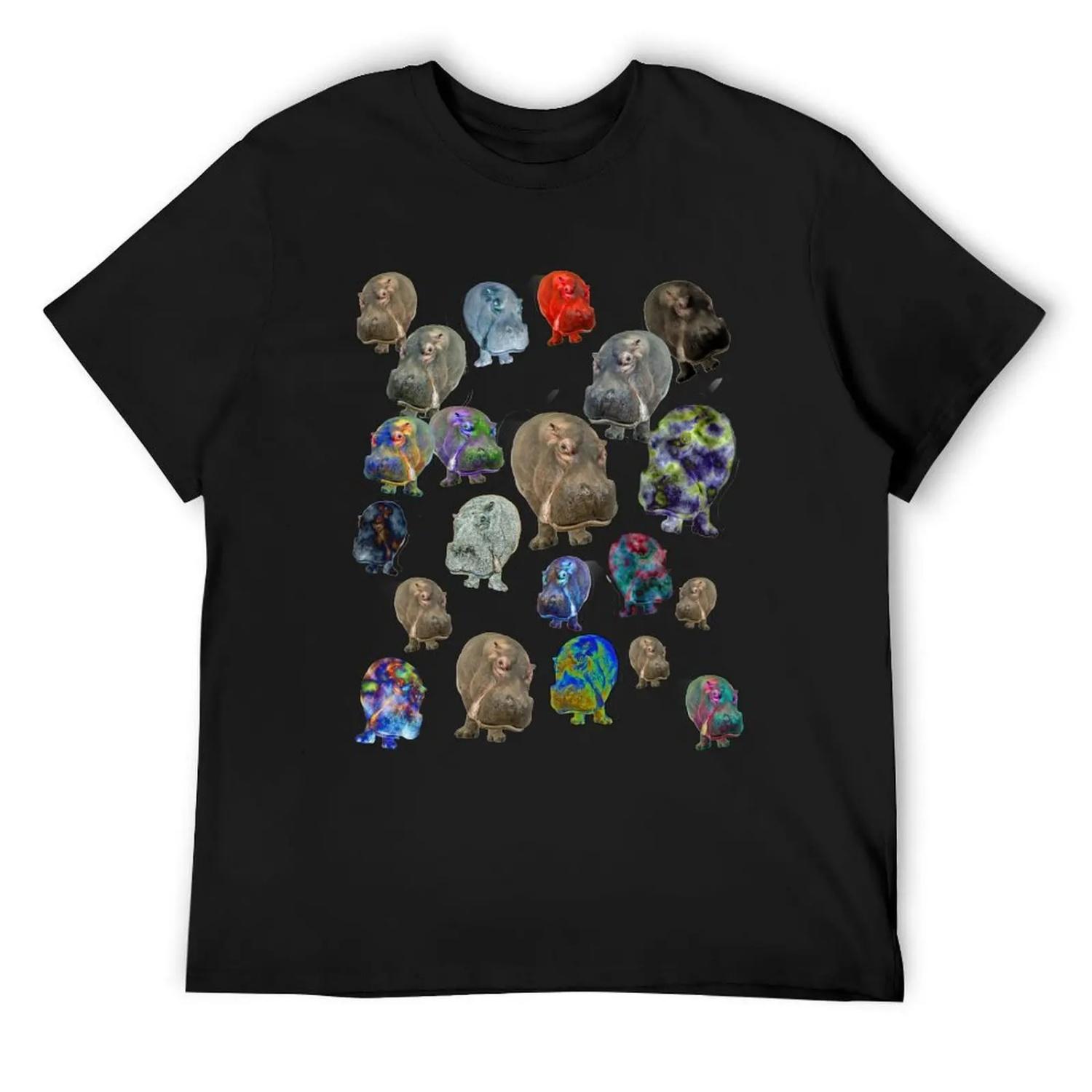 

Crazy Hippo Multiplied T-Shirt sports fans croswit shirt man sweat custom shirt mens workout shirts XXXXXL чорний