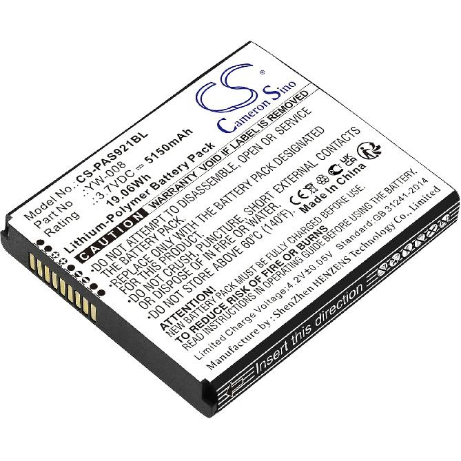 3.7V Pax A920 Pro YW-008 Battery High-Performance Replacement Battery for Pax A920 Pro with YW-008/5150mAh