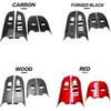 YOUTOOCAR Door Lock Switch Covers Compatible with Kia K4 2025-2026 Accessories (Carbon Fiber Pattern)