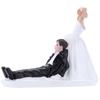 High Quality Synthetic Resin   & Groom Wedding Cake Topper Romantic Wedding Party Decoration Adorable Figurine Craft Gift