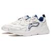 Li Ning Cloud Sea Slip Resistant Abrasion Resistant Low Top Sports Casual Shoes Men's Mist White Silver AGCT153-2