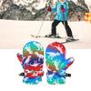 Children Animal Pattern Winter Gloves Flexible Ski Mitts Boy Girls Colorful Snow Gloves Comfortable Full Finger Gloves