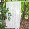 2PC Wohnzimmer Schlafzimmer Fenster Vorhänge Weiß Jacquard Spitze Pastoralen Stil Tüll Sheer Vorhänge