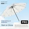 Paradise Umbrella Sunny Umbrella Dual-purpose Women's Foldable Double-layer Colored Glue Portable Sun Umbrella Sunscreen UV Protection Sunshade