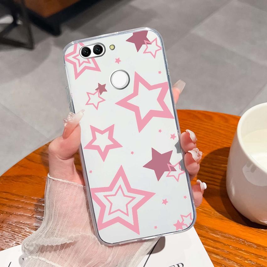 For Huawei Nova 2 2S 3 3e 4 4e 5 5i 7i 6 7 SE Luxury Clear Phone Case Beautiful Butterfly Wing Pattern Soft Silicone Anti Fall Shell For Huawei Casing