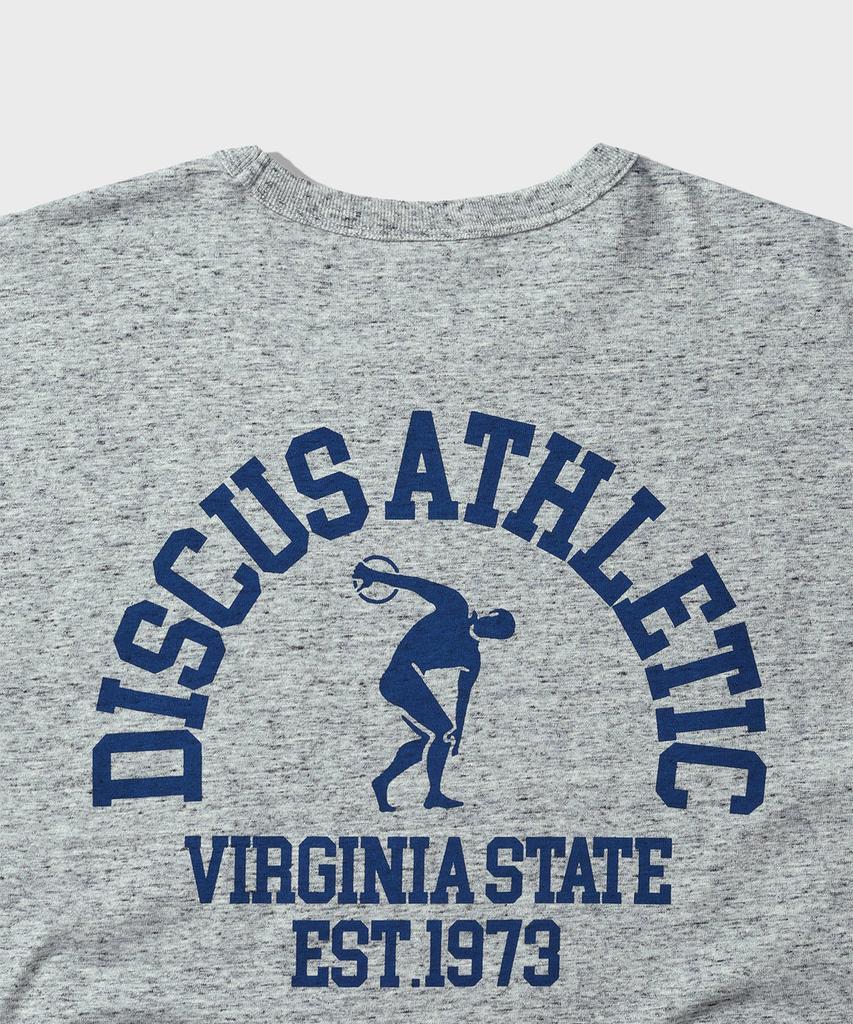 DISCUS ATHLETIC Heavyweight Dcsc Small Logo T-Shirt Heather Grey