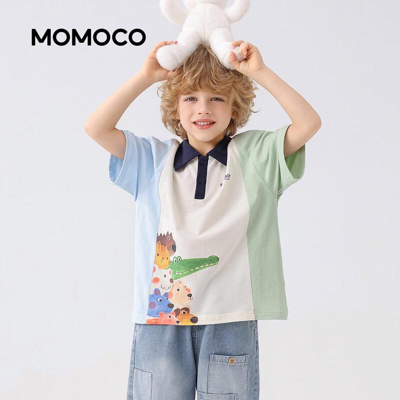 MOMOCO Boy's Summer Casual Polo Shirt