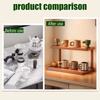 Wood Tableware Shelf Multipurpose Tabletop Stand Mini Cup Holder  Home Accessories