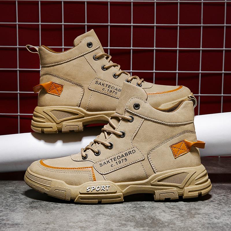 High-Top Martin Stiefel Männer Europa Neue Luxus Outdoor Werkzeug Stiefel Runde Kappe Casual Zapatos De Hombre Sport Männer der Schuhe