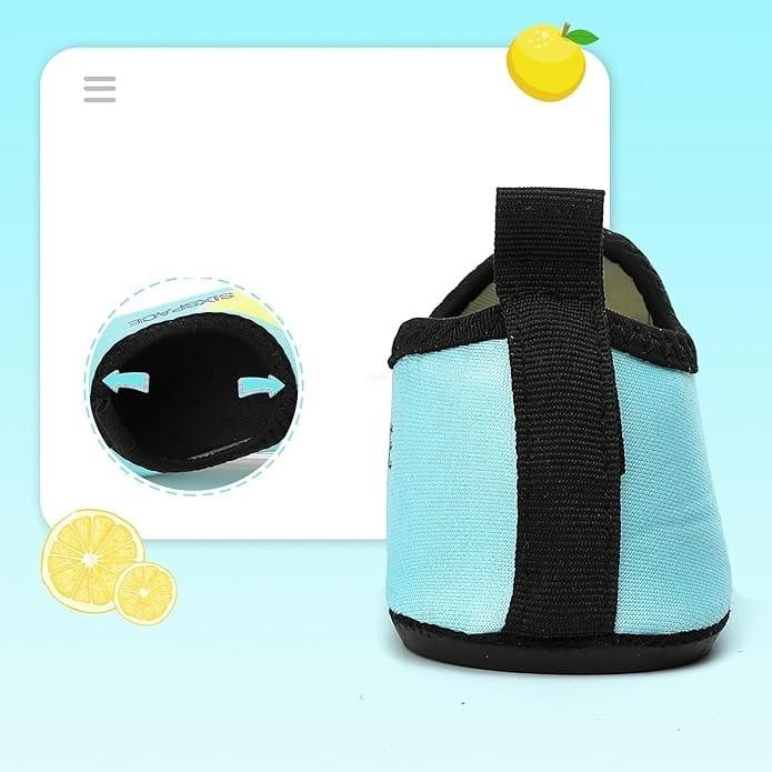Kids Water Shoes Anti-Slip Quick-Dry Lightweight Beach Shoes for Boys Girls 27EU Sixspace