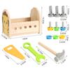 Kids Tool Bench Wooden Set Toys Montessori Toys Lion Workbench Construction Toys Educational Toys Christmas Birthday Gifts Boys