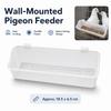 5pcs Transparent Box Hanging Bird Feeder Drinker Automatic Pigeon Feed Trough  Aviary