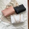 Tote Bags for Women PU Leather Diamond Lattice Handbag Personality Large Capacity Underarm Shoulder Bag Designer Bag