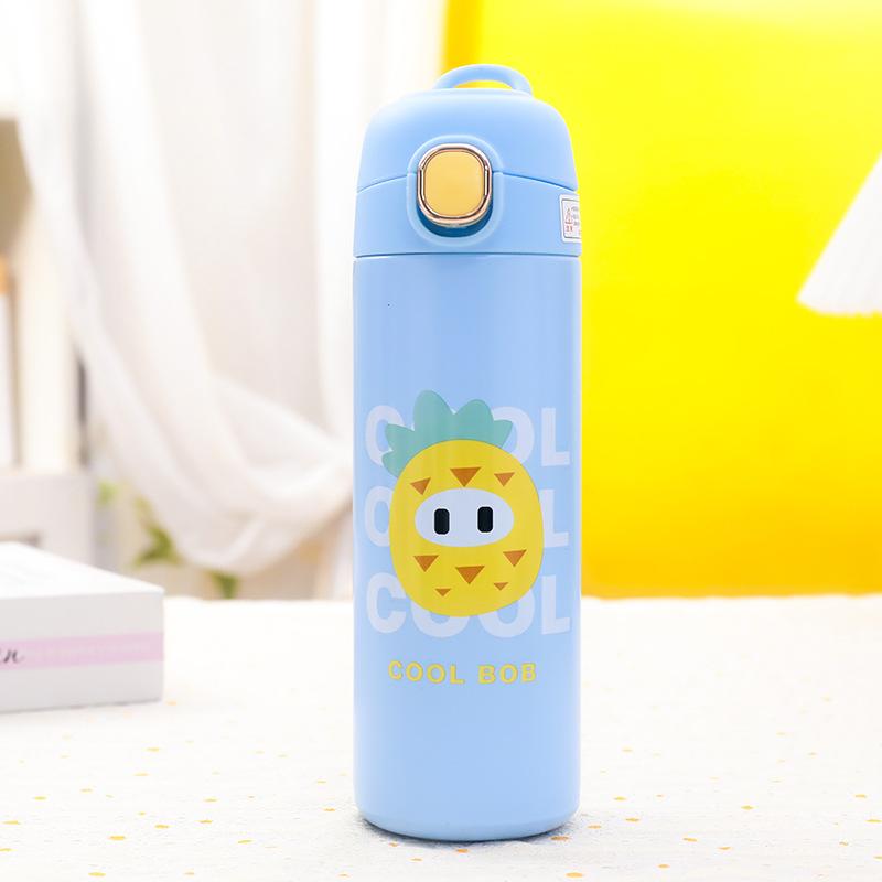 Charming Cartoon Thermos Bottle For Children Stainless Steel Thermal Mug Vacuum Flask Travel Insulated Cup Kids Thermal Water Bottle