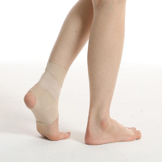2Pcs Sports Ankle Brace for Men Women, Adjustable Sprained Ankle Support Foot Wrap, Ankle Compression Sleeve for Achilles Tendonitis Pain Relief