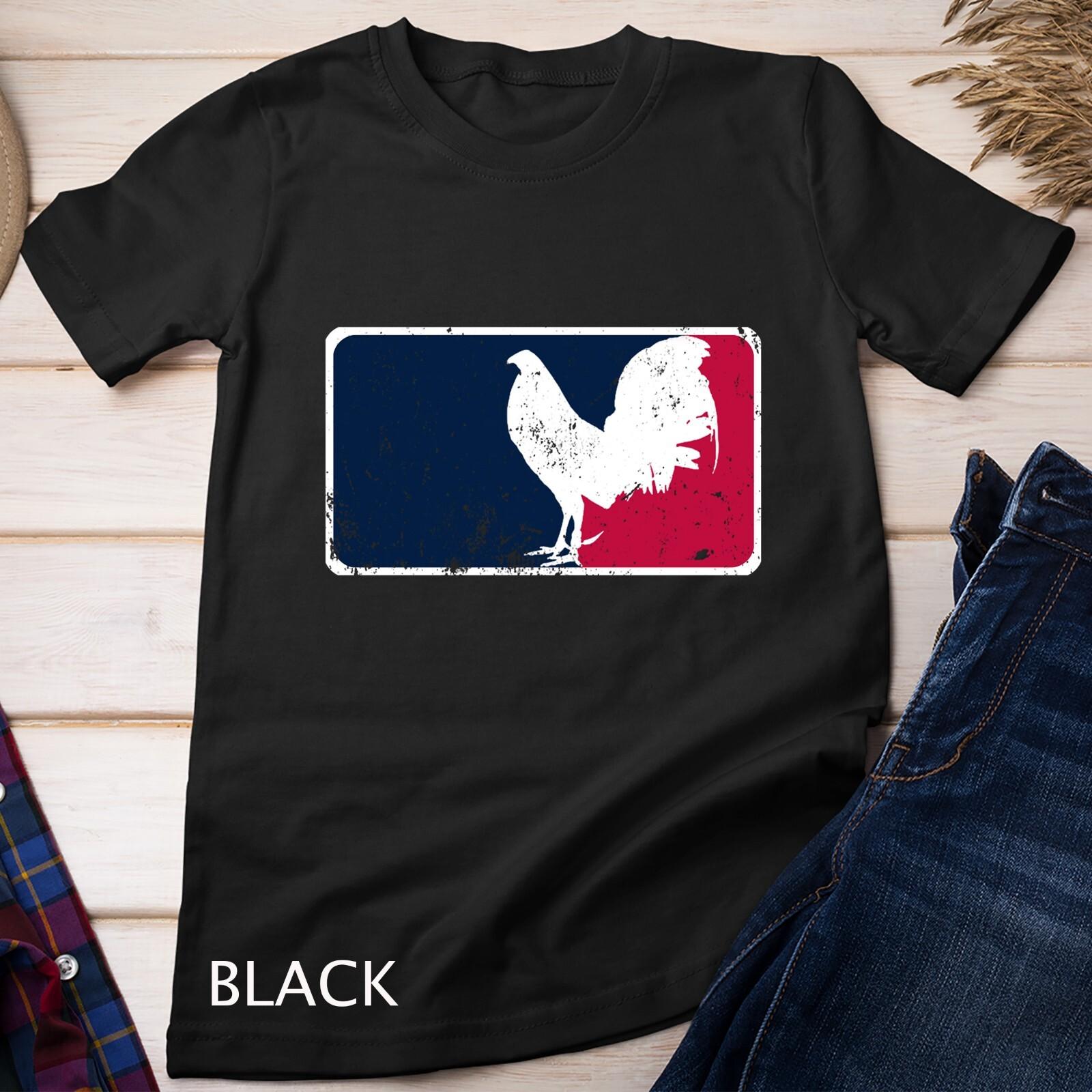 Vintage GameFowl Major League Cock Rooster Chicken Gallegos Unisex T-Shirt Mens Womens Tees Top M