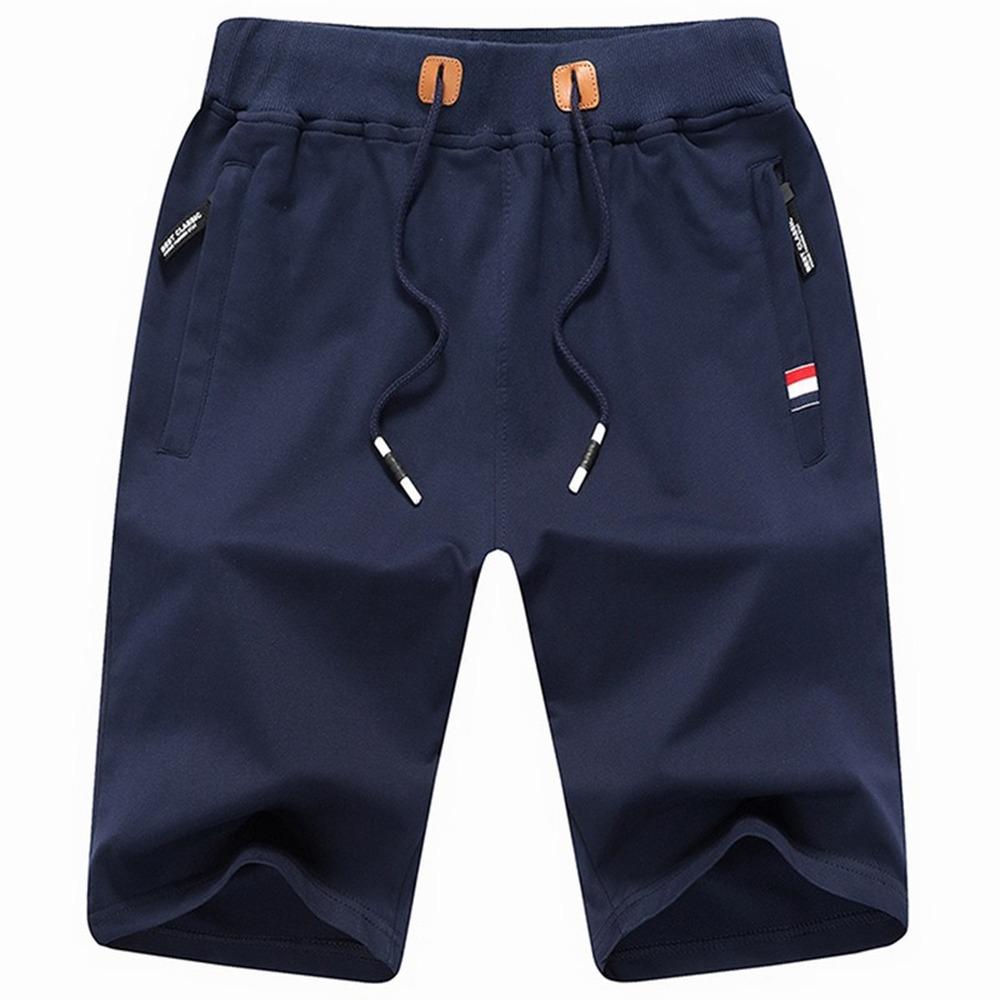 Mannen Running Sport Shorts Casual Zomer Taille Elasticiteit Effen Kleur Shorts Heren Plus Size Bodems