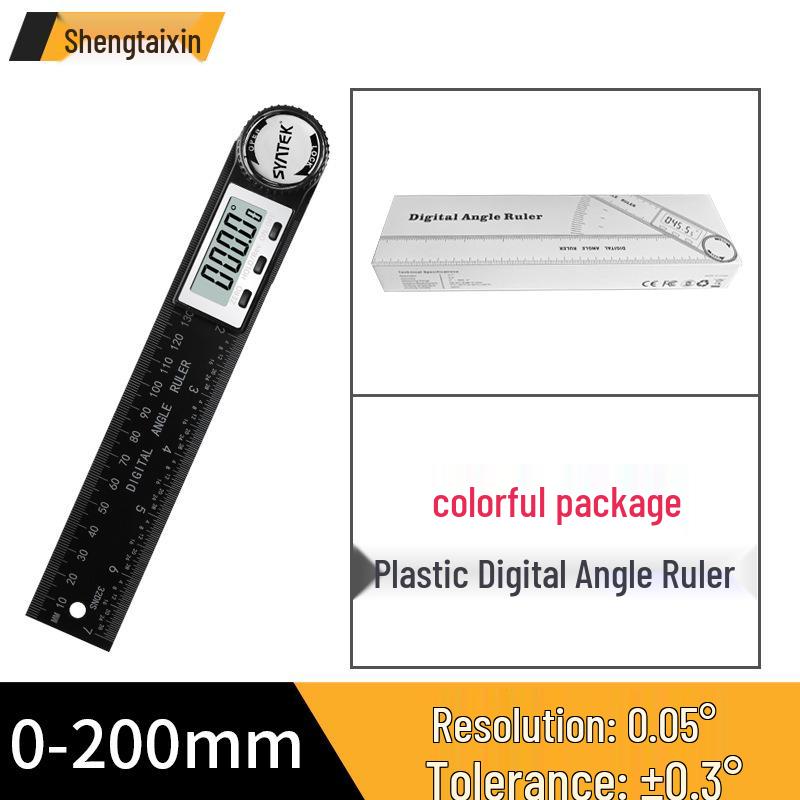 Shengtai Xin High-Precision Digital Protractor and Angle Ruler