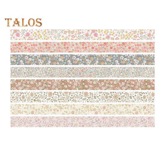 

8 рулонов ретро-ленты васи, набор винтажной декоративной маскирующей ленты для скрапбукинга, принадлежностей для ведения дневника, поделок, подарочной упаковки C