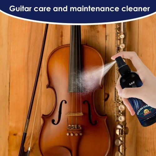 Guitar Polish Cleaner, 100ml Guitar Care & Maintenance Cleaner, Fingerboard String Oil, String Rust Remover Pen, Cleaning Tool, Decontamination Mainte