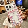 3D Bow Hello Kitty Strap Lanyard Case For Iphone 17 Pro Max 17 Air 16 15 14 12 13 11 Pro Max 16e 15 16 Plus 13 Mini Phone Casing