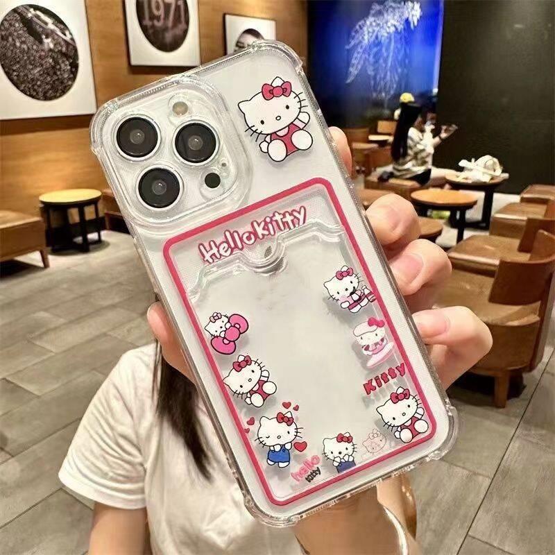 3D Bow Hello Kitty Strap Lanyard Case For Iphone 17 Pro Max 17 Air 16 15 14 12 13 11 Pro Max 16e 15 16 Plus 13 Mini Phone Casing