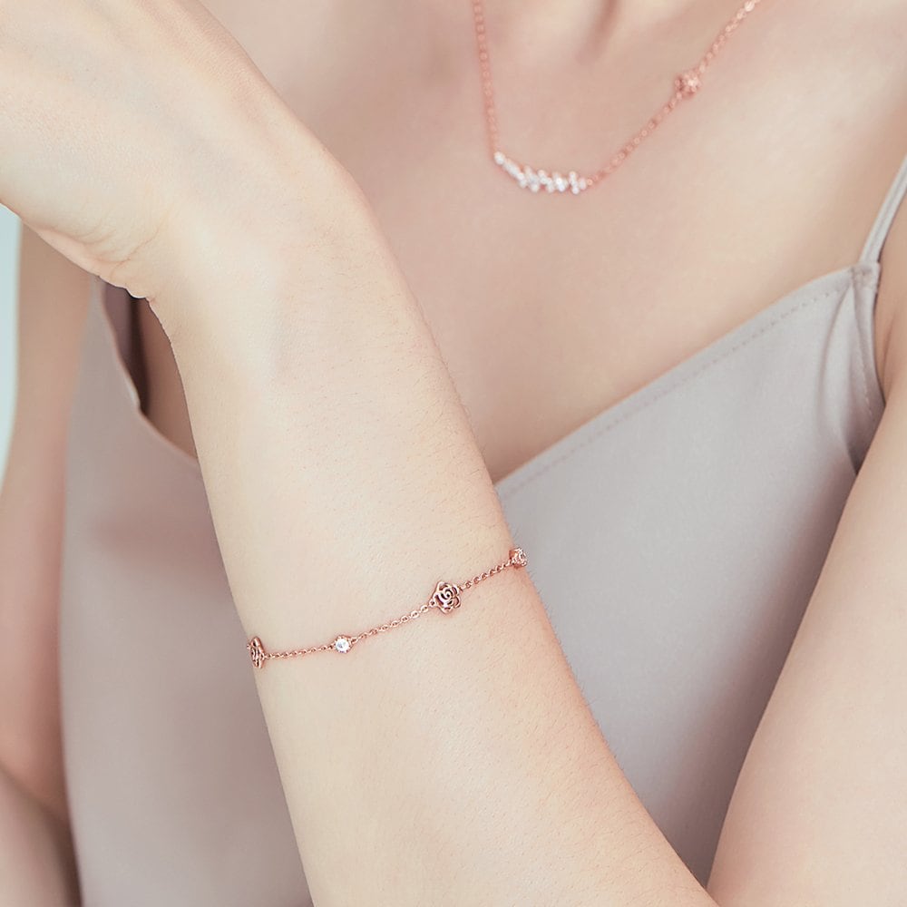 [Rosemont] Silver Bracelet Rj0015
