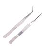 304 Stainless Steel Round Tip Tweezers with Teeth, Non-Slip, Ideal for Aquatic Plant Care and Gardening.