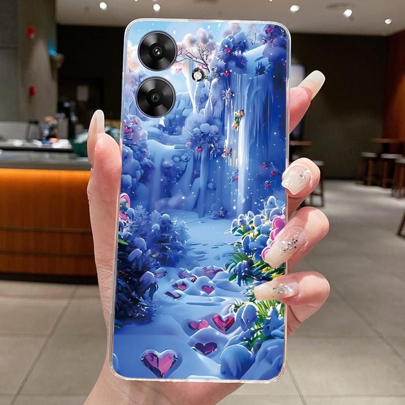 For Realme Note 60 60X Case Aesthetic Fashion Cute Cat Transparent Soft Silicone Casing For Realme Note60 X Note60X Phone Cover