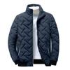 Men S Short Stand Collar Casual Cotton Jacket For Winter