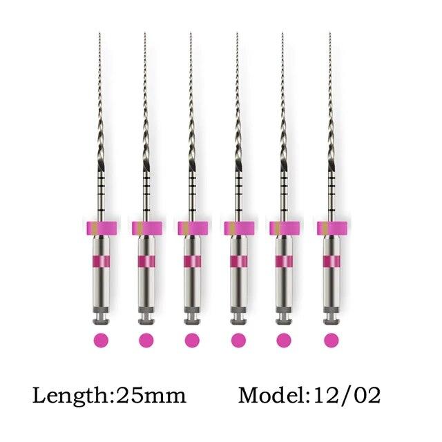 

Стоматологические файлы 25/21 мм, NiTi файловая система с вращением вперед, для эндодонтического лечения, стоматологические материалы, 6 шт./кор. SOCO PLUS 25mm 1202 розовый