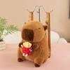 New Backpack Kapibara Plush Doll Cute Children's Bag Creative Capybara Doll Backpack Gift