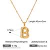 Stainless Steel Letter Necklace Pendant, High-end Collar Chain, Titanium Steel Jewelry for The Neck.