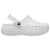 Crocs Baya Platform Clog EVA Clogs 4.1cm Women's White 208186-100