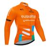 Professionelles Team Frühling Langarm Radtrikot Set Herren Fahrradkleidung MTB Bike Trikot Trägerhose Set Ropa Ciclismo