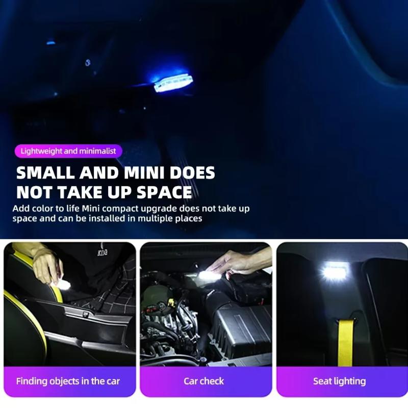 Touch Light Hand Car Roof Magic Stickers Lamp Indoor Car Lighting Night Reading Light Reading Lamp Car Interior Lights