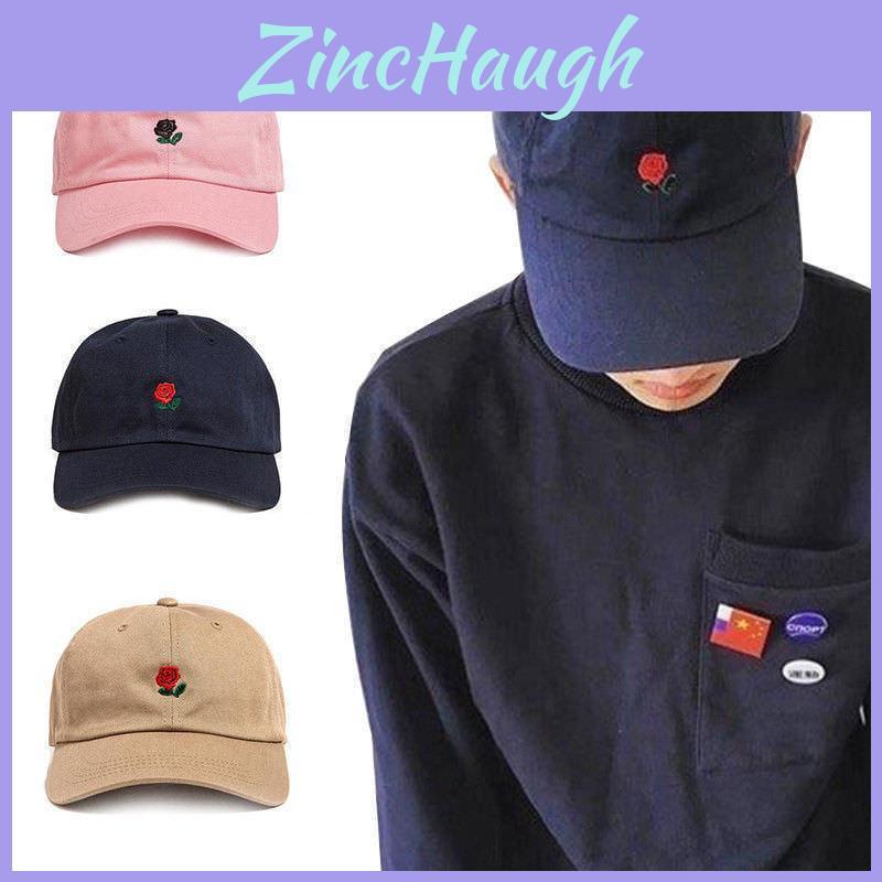 Prémiová Nová The Hundreds Dad Hat Květina Růže Vyšívaná Snapback Baseballová Čepice