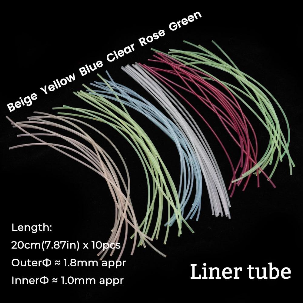 1–6 Packs Semi-Rigid Liner & Soft Junction Tubbing – Clear Fly Tying Tubes for Salmon, Trout, Steelhead Streamers and Tube Flies