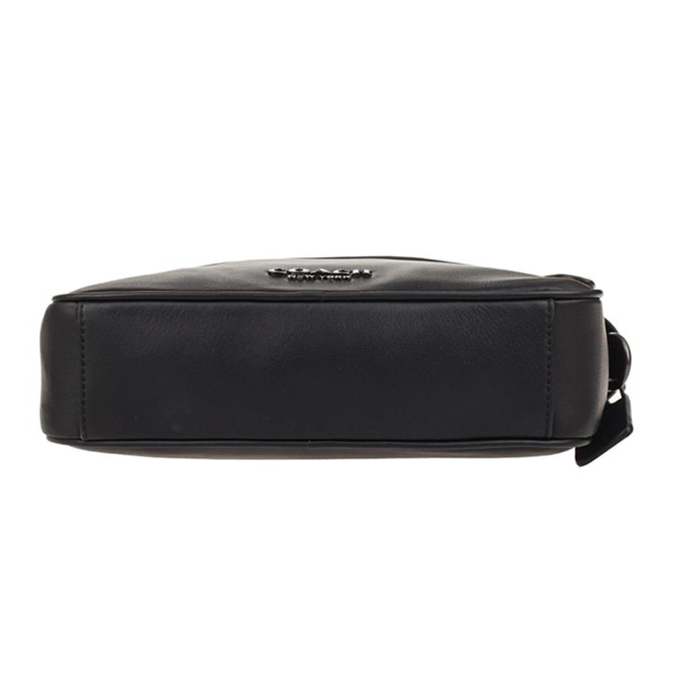 New COACH Graham Cow Leather Camera Bag, Shoulder Bag, Crossbody Bag Medium Size Men's Black 39946-QBBK