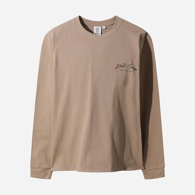 DOD Camping Rabbit Graphic Long Sleeve T-Shirt (Tan)