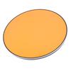450mm RV Table Top Round Wooden Orange High Gloss Marine Tabletop for RV Yacht Truck Deck Patio