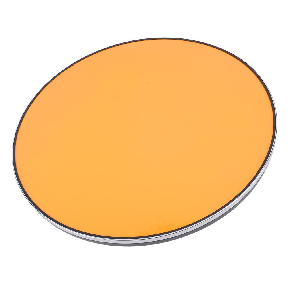450mm RV Table Top Round Wooden Orange High Gloss Marine Tabletop for RV Yacht Truck Deck Patio