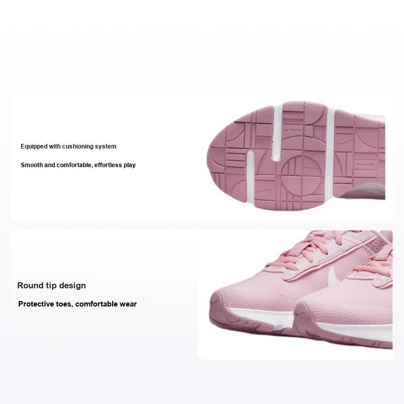Nike Boys Pink/White Air Max Interlock Lite Gs Foam Kids Sneakers Elemental- Medium-Soft- Dh9393-600 Cm