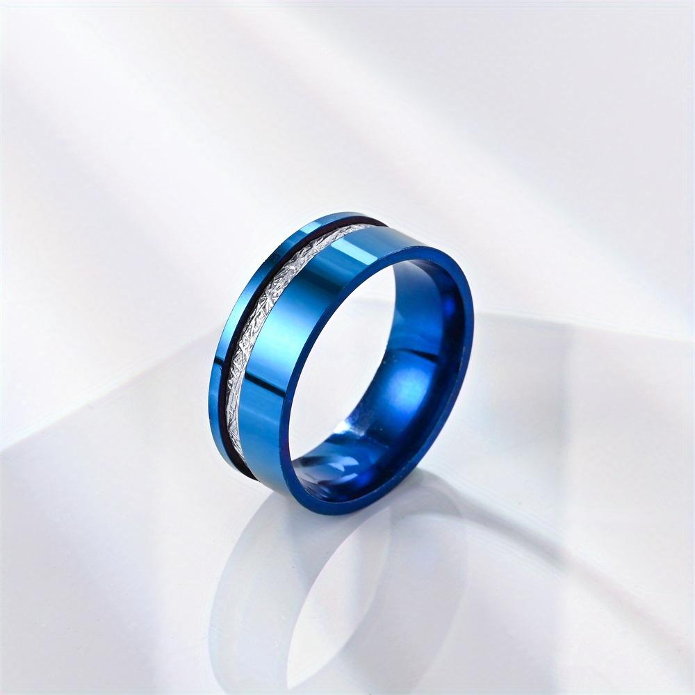 1Pc Fashionable, Versatile and Simple Titanium Steel Ring, Suitable for Daily Wear | As A Gift