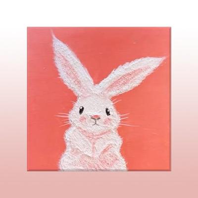 Votgl kendin yap boyama pipo boyama ünlü resim çizim boyama yağlı boya çizim seti 40 x 50cm, 0015 tavşan Kore popüler oyuncaklar
